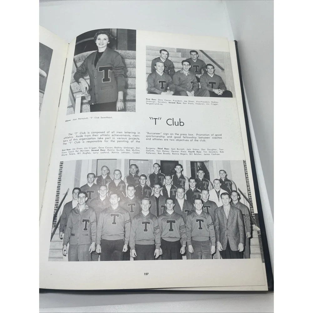 Yearbook ANNUAL‎ Buccaneer East Tennessee State College 1960 Johnson City TN